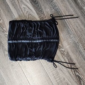 🦩 IRIS strapless Ruched side Corset top 🦩